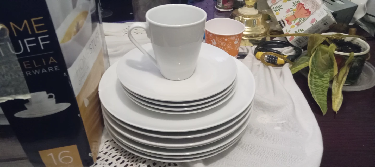 Home Stuff Ophelia 16-Piece Dinnerware Set - New - photo 4