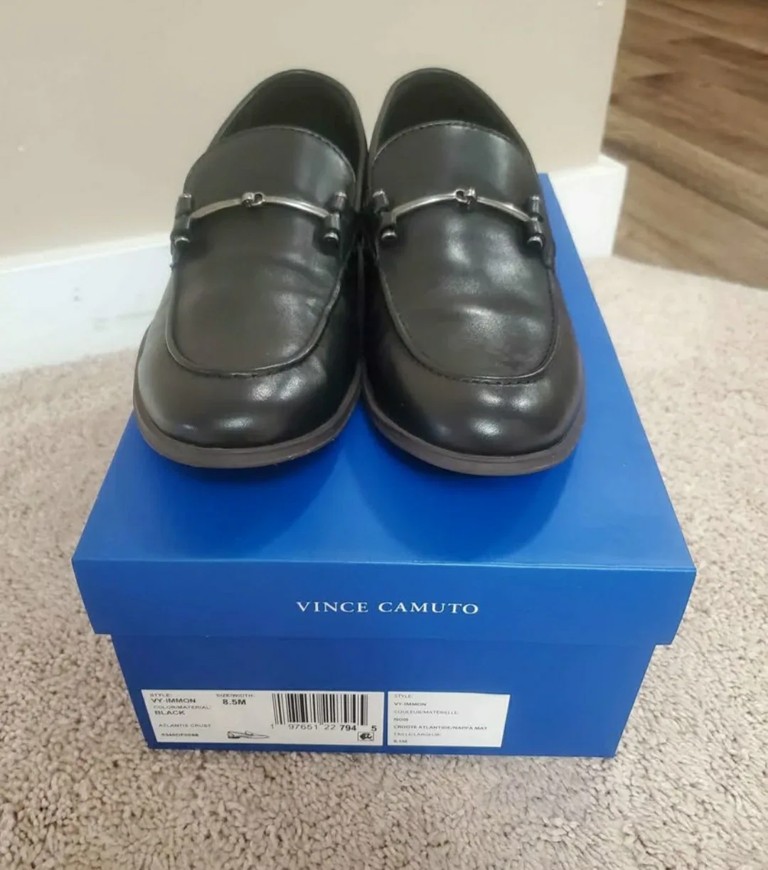 Vince Camuto VY-IMMON Black Loafers - Size 8.5M image indicator(5)
