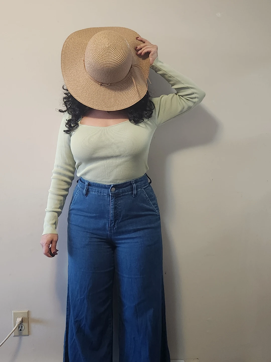 Zara Square Neck Top - Size M - photo 2