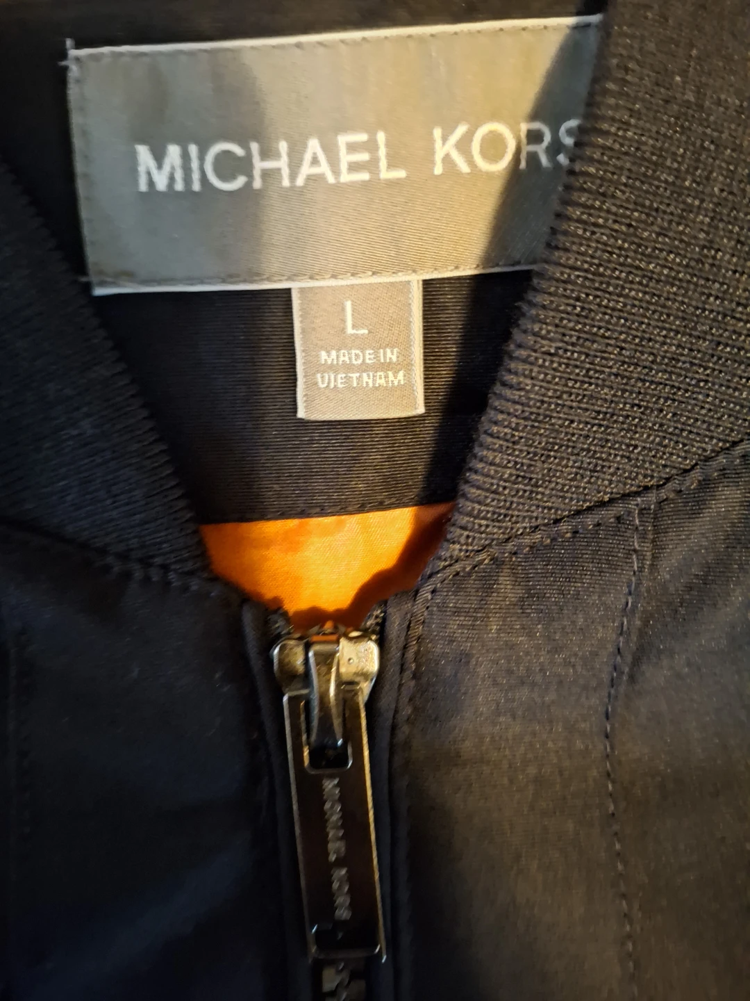 Michael Kors Black Bomber Jacket - Size L - photo 2