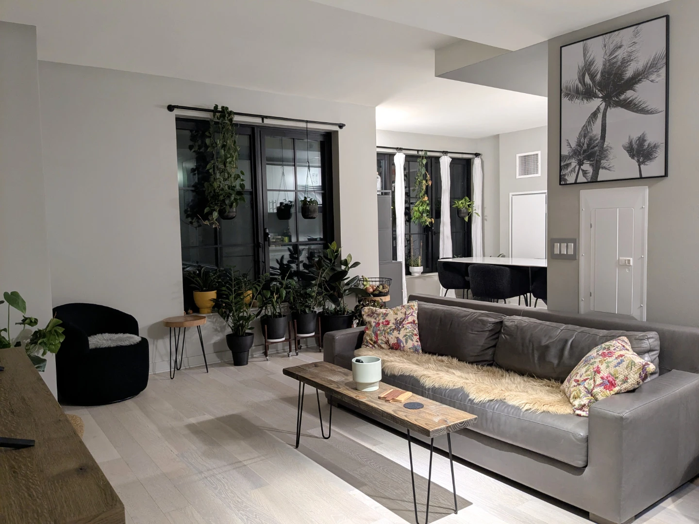 RH Restoration Hardware Leather Sofa