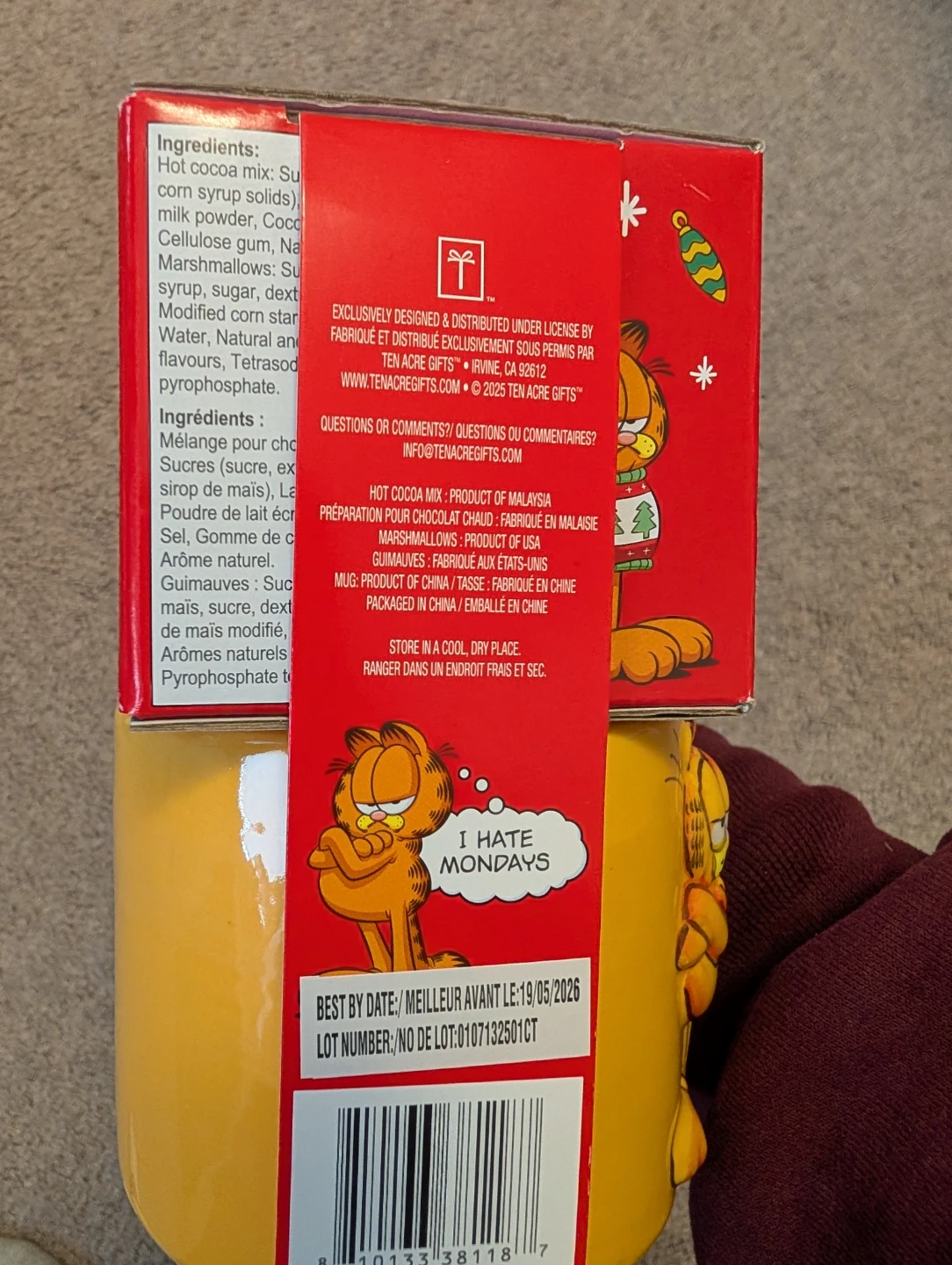 Garfield Mug & Hot Cocoa Mix Set - photo 3