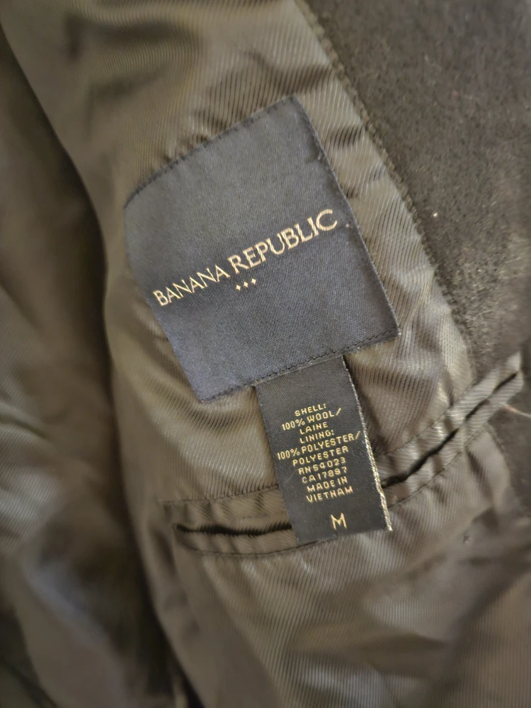 Banana Republic Wool Blend Military Coat - M - photo 2