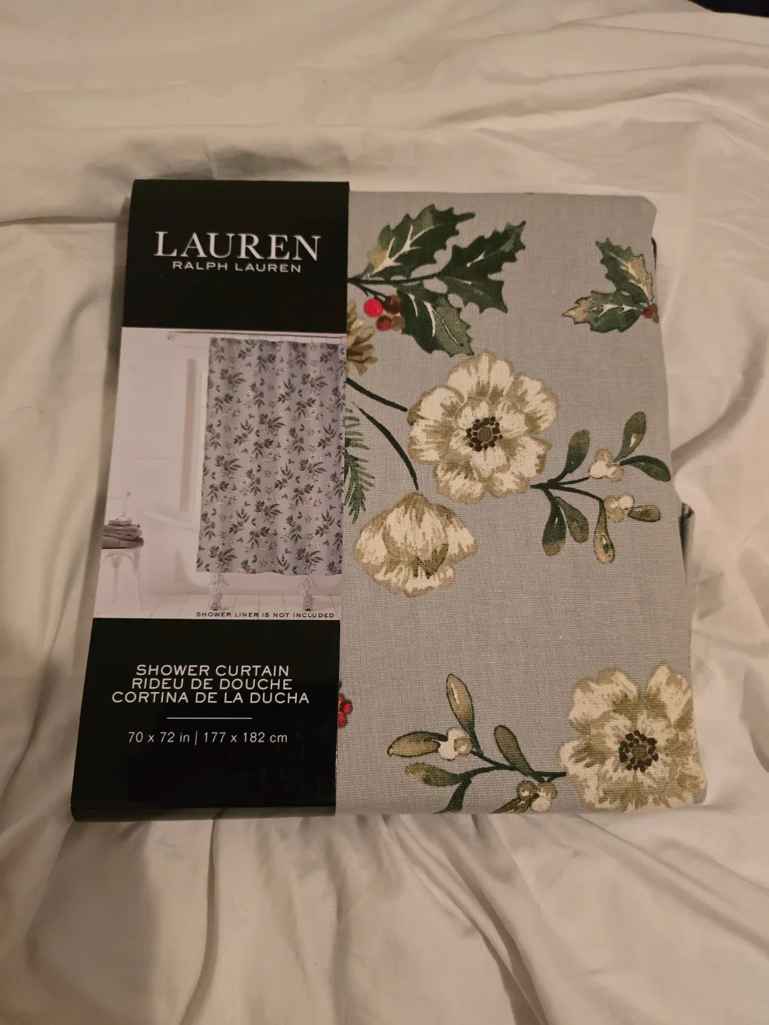 Lauren Ralph Lauren Floral Shower Curtain - 70x72 #Cleanout