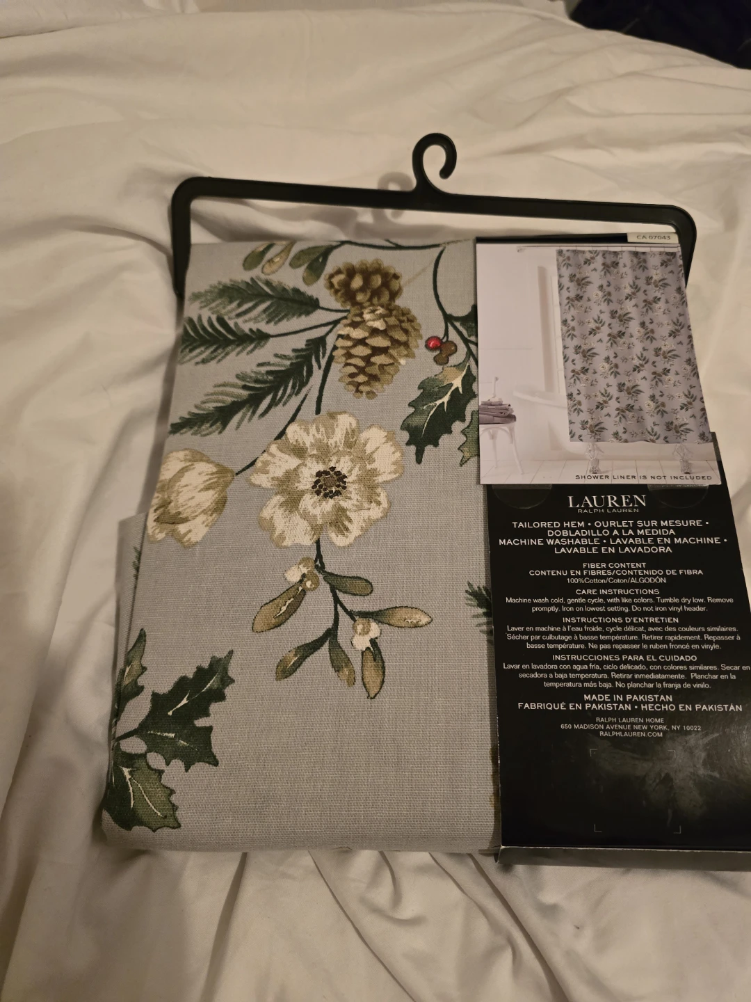 Lauren Ralph Lauren Floral Holly Shower Curtain - 70x72 - photo 2