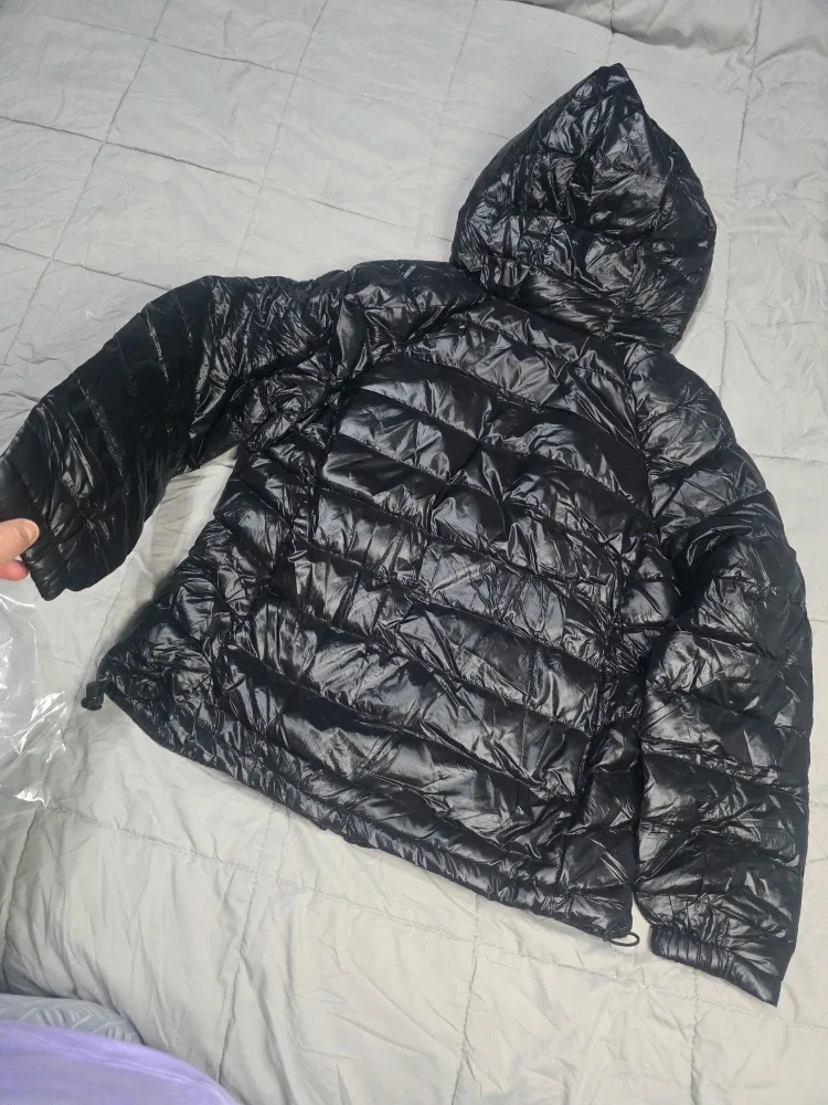 Black Puffer Jacket winter parka size small image indicator(7)