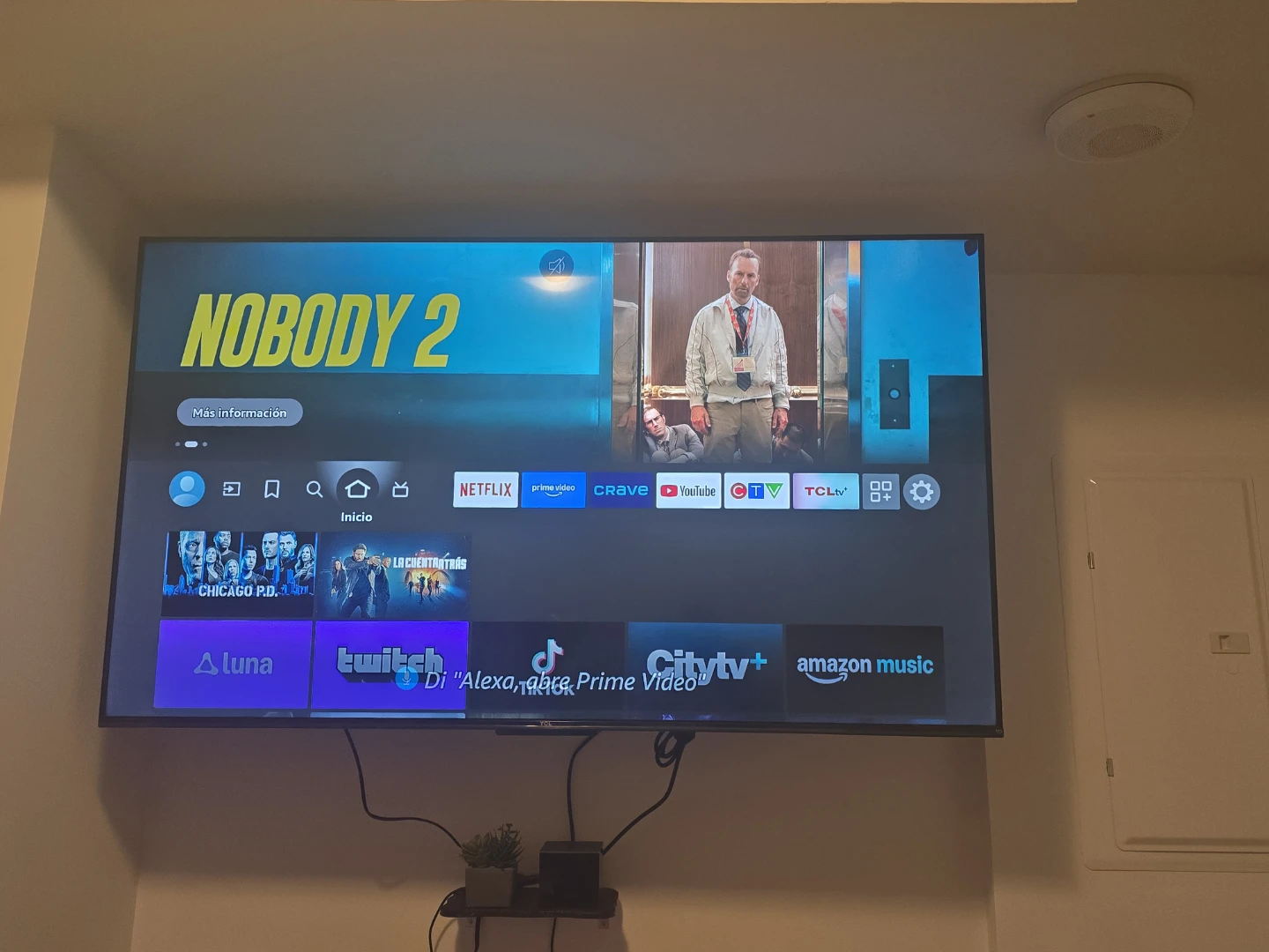 TCL 55” QLED 4K Smart TV – Works Perfectly – Minor Screen Mark