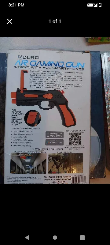 Aduro AR Gaming Gun - Like New! image indicator(2)