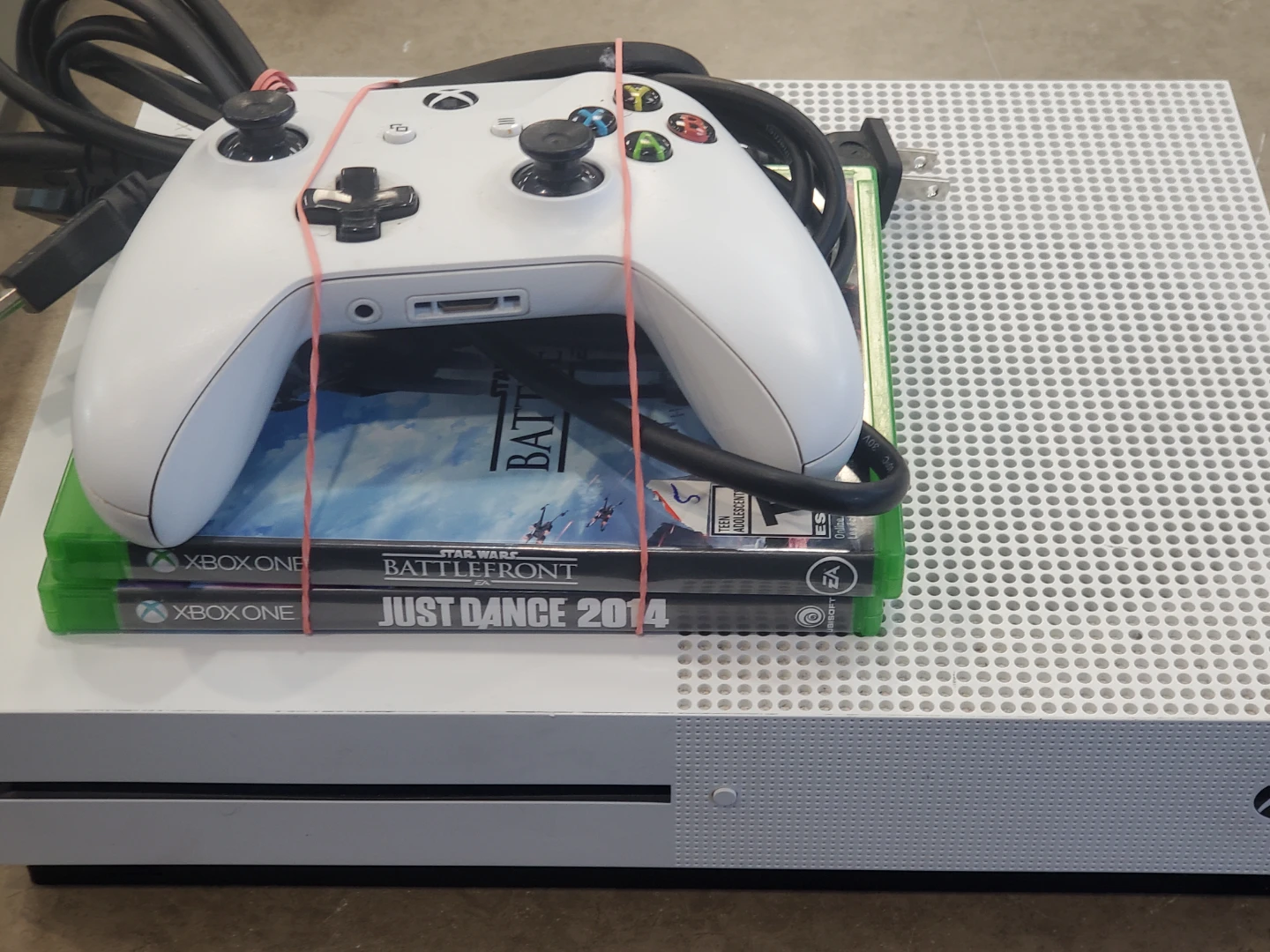 Xbox One S Console with Games & Controller