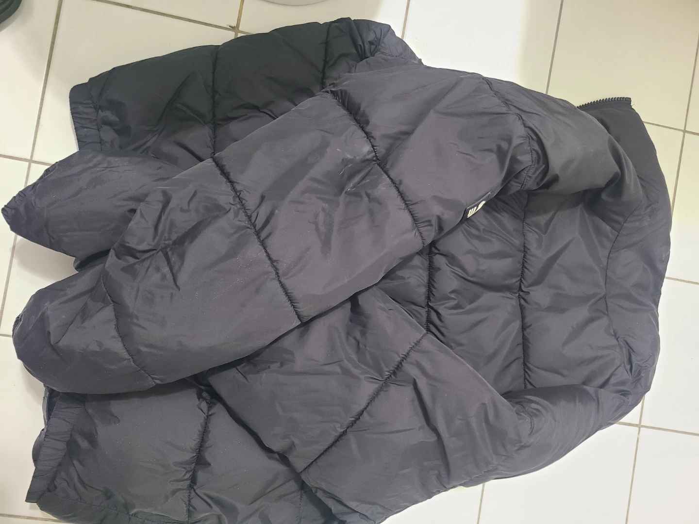 Zara Black Puffer Jacket XL - photo 3