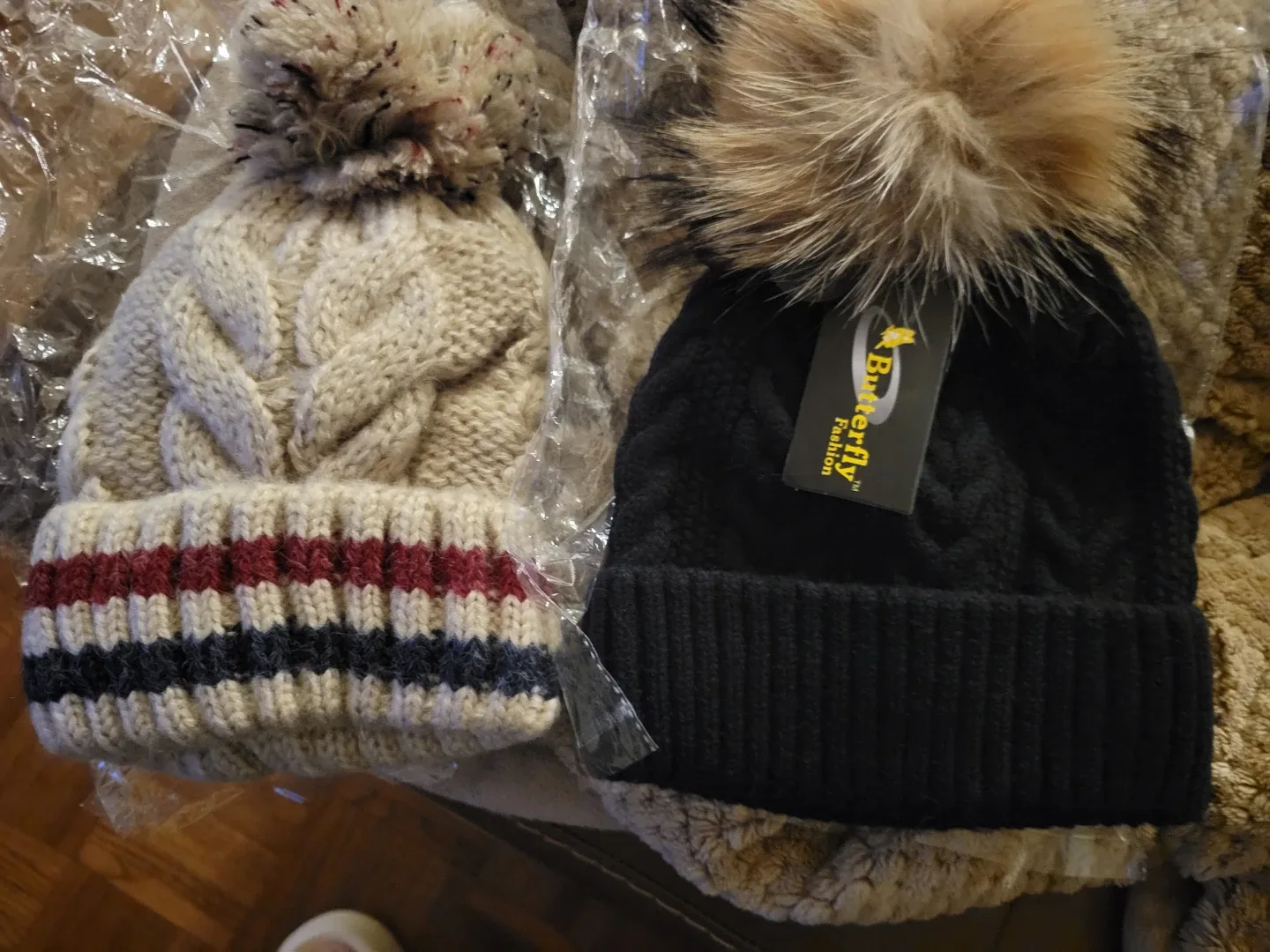 Butterfly Fashion Winter Hats - New with Tags!