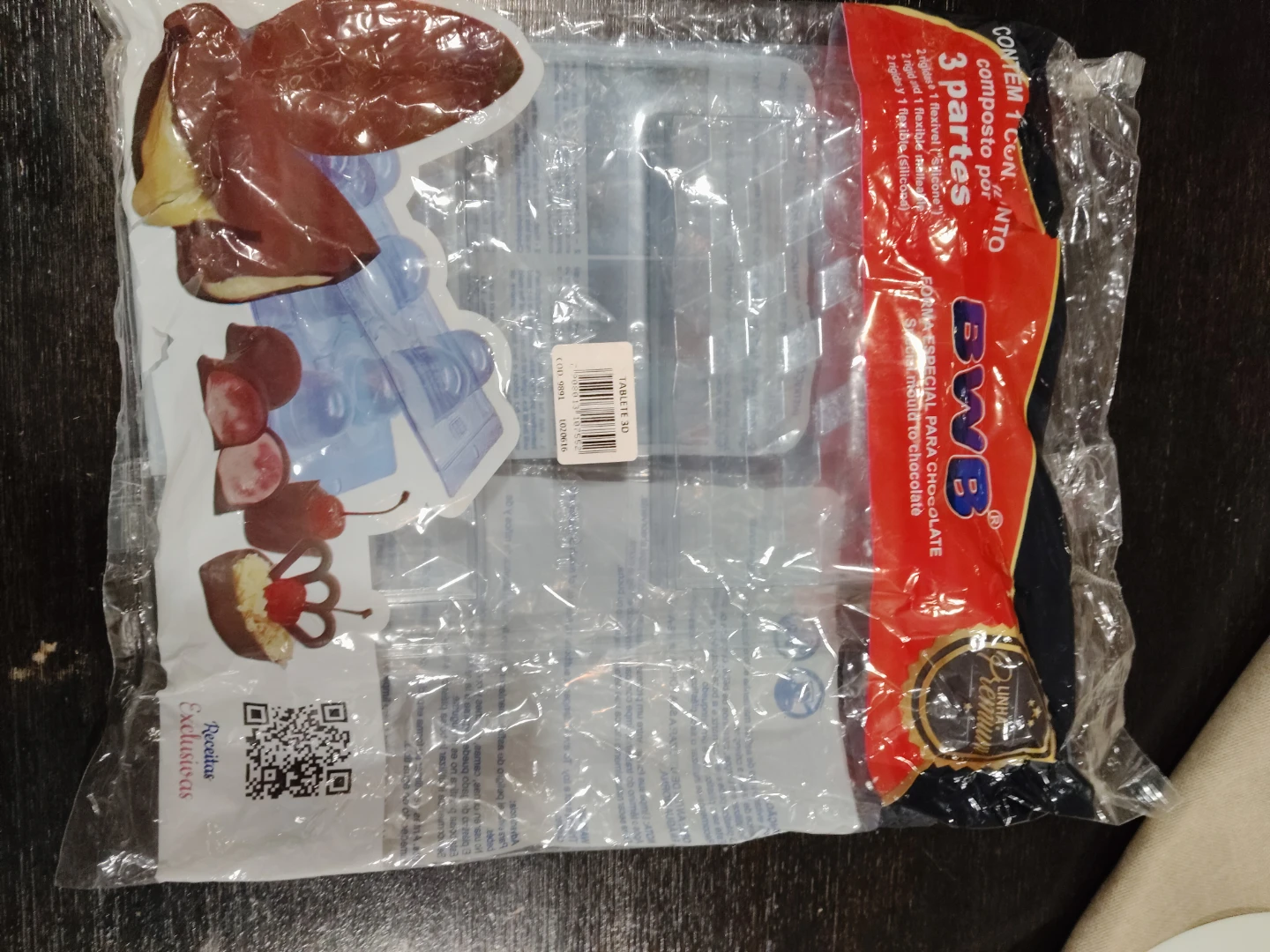 BWB Chocolate Mold - Tablette 3D