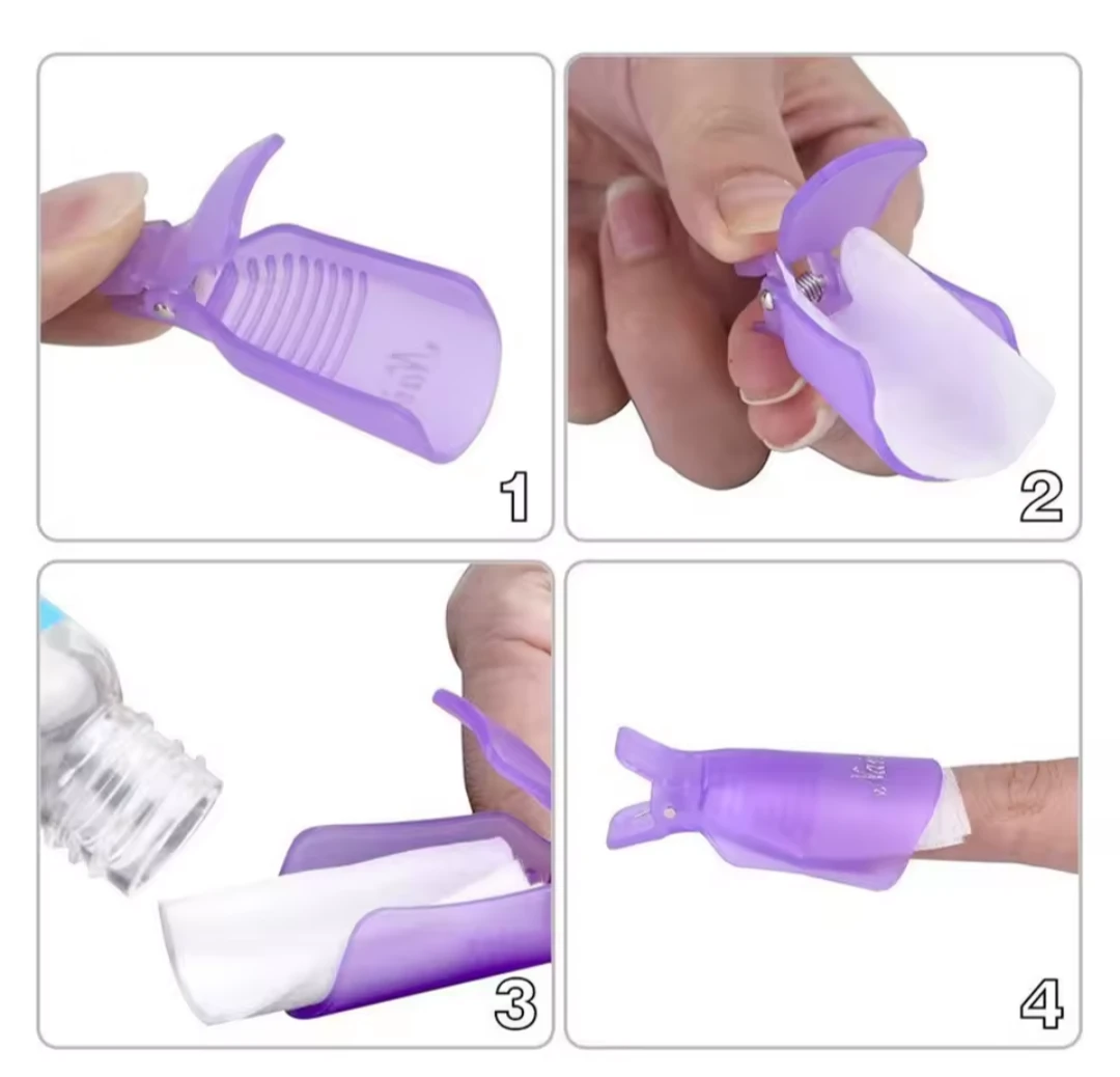 Nail Polish Remover Clips - Pink - photo 5
