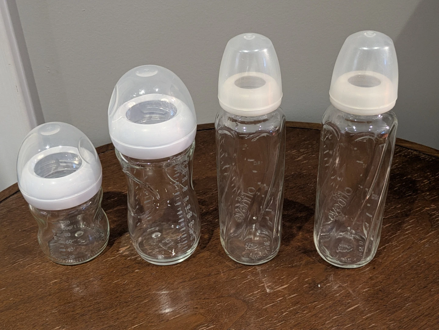 Avent / Evenflo Natural Glass Baby Bottles