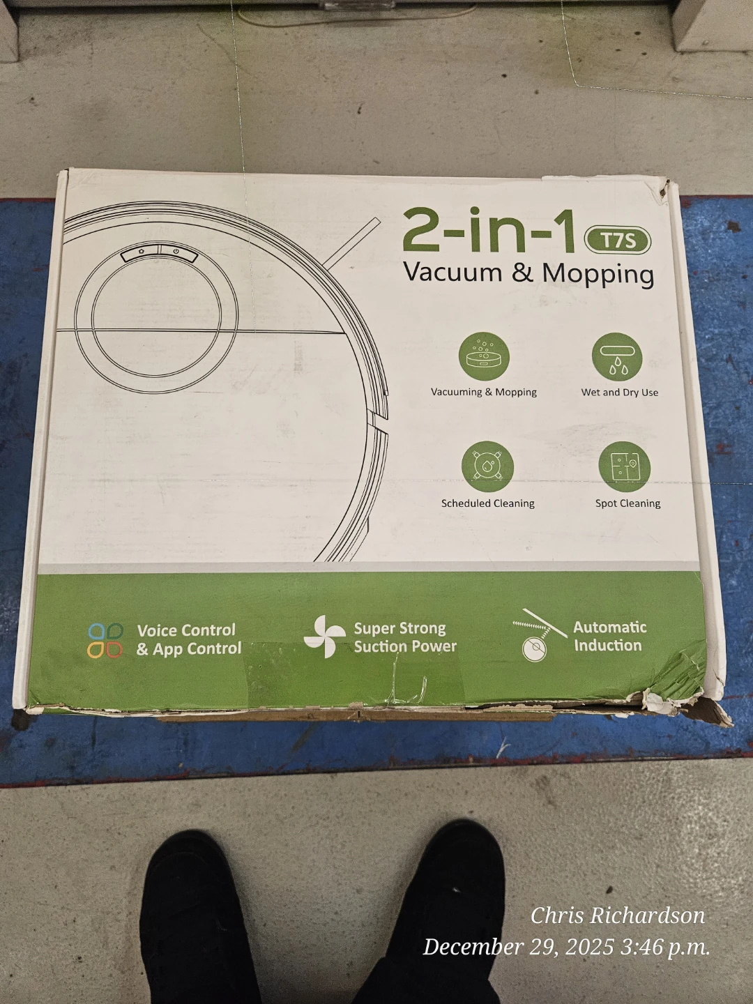 New T7S Robot Vacuum Cleaner 2-in-1