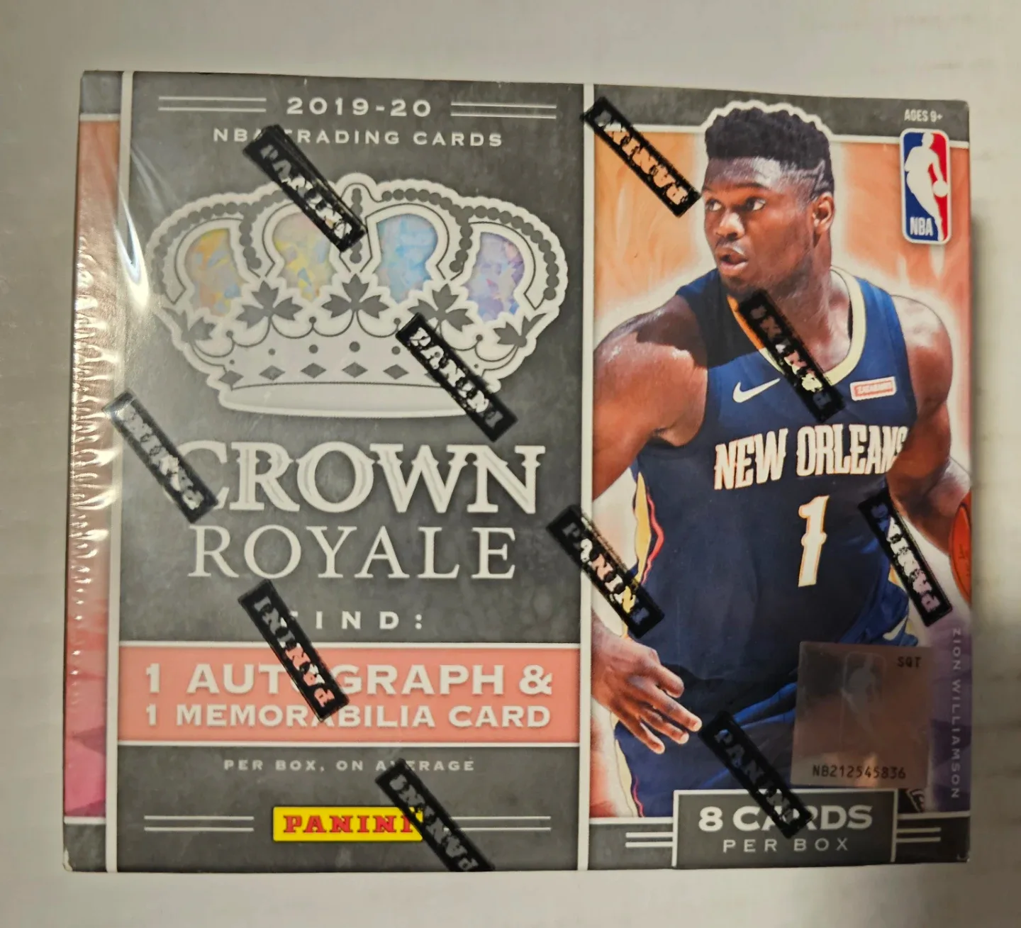 2019-20 Panini Crown Royale SEALED Hobby Box NBA Trading Cards
