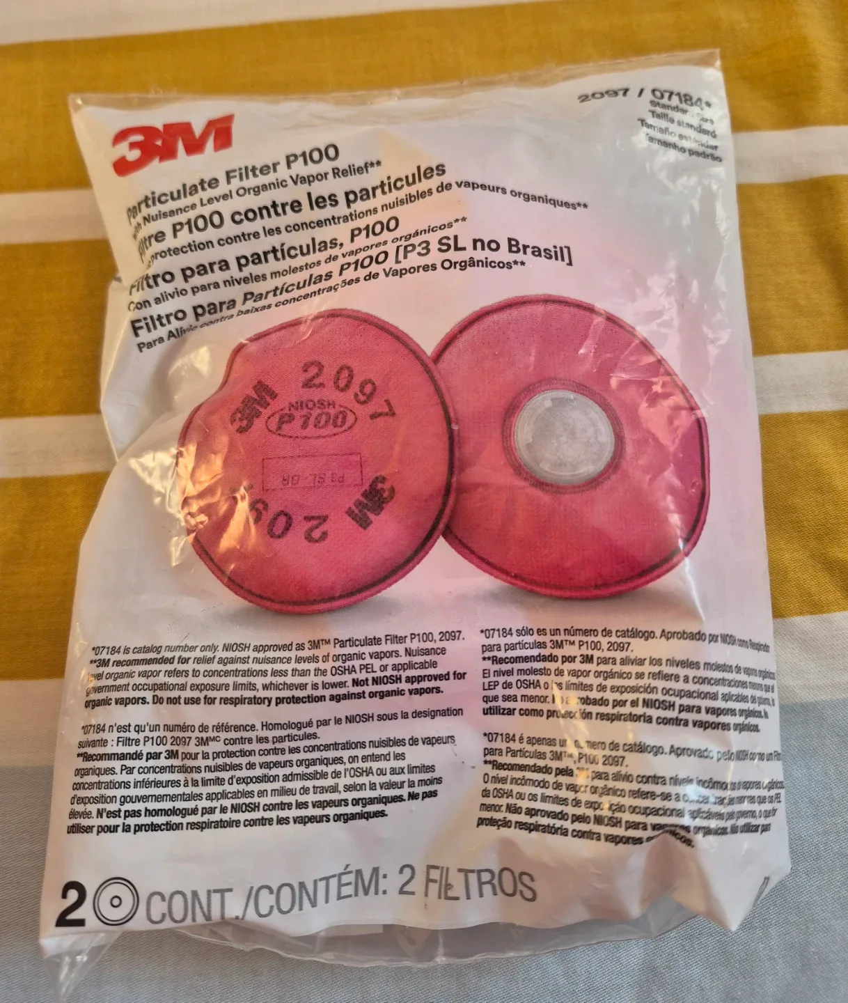 3M Particulate Filter P100 - 2 Filters