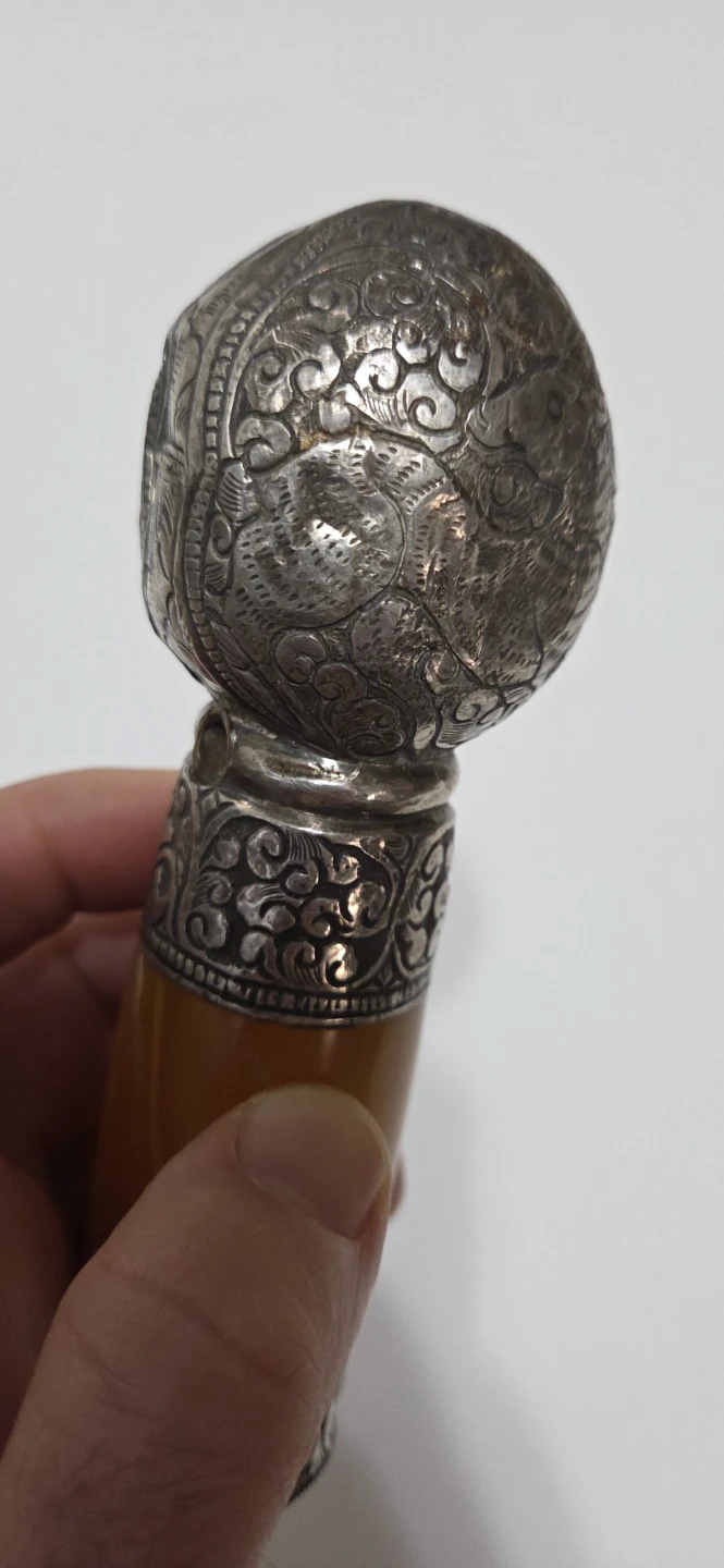 Tibetan Silver Chop Signature Seal - photo 2