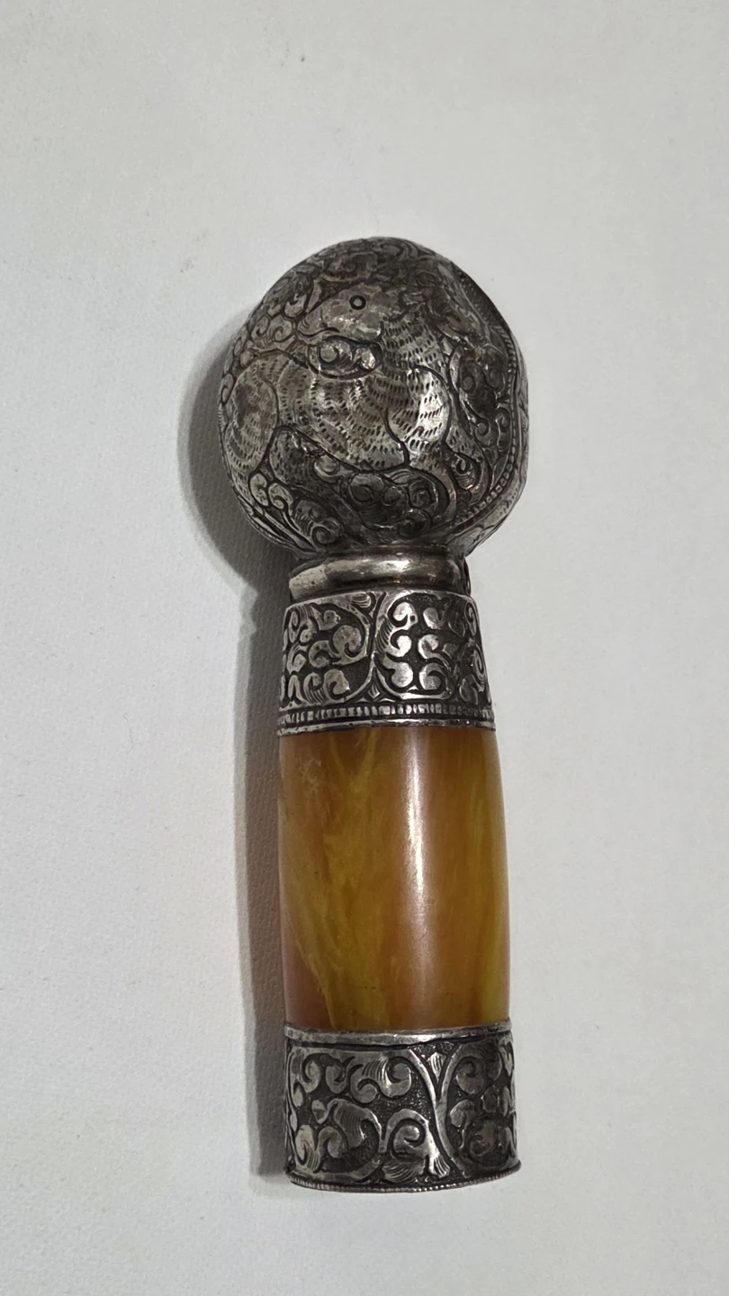 Tibetan Silver Chop Signature Seal - photo 3