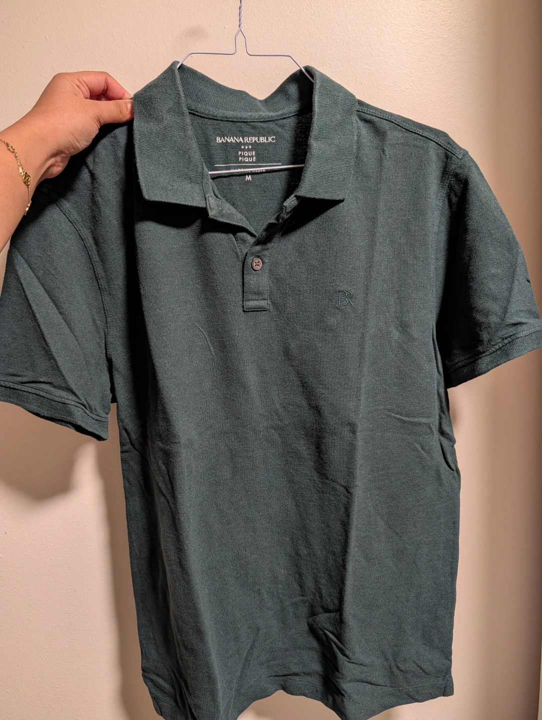 Banana Republic Pique Polo Shirt - Size M