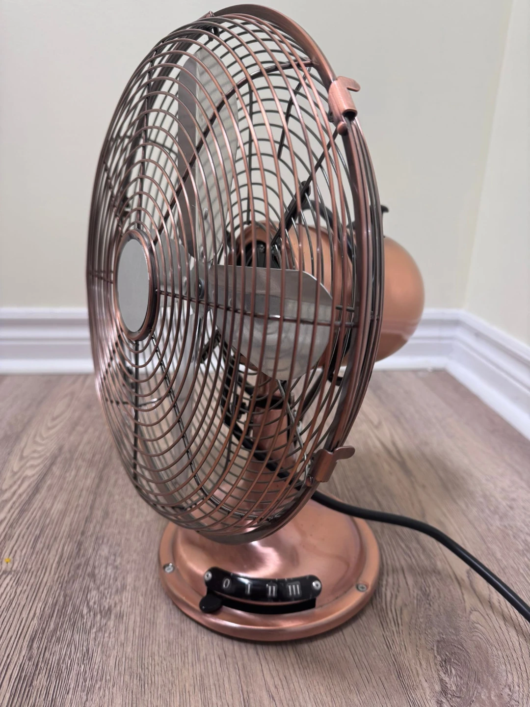 Retro Copper Desk Fan - photo 2