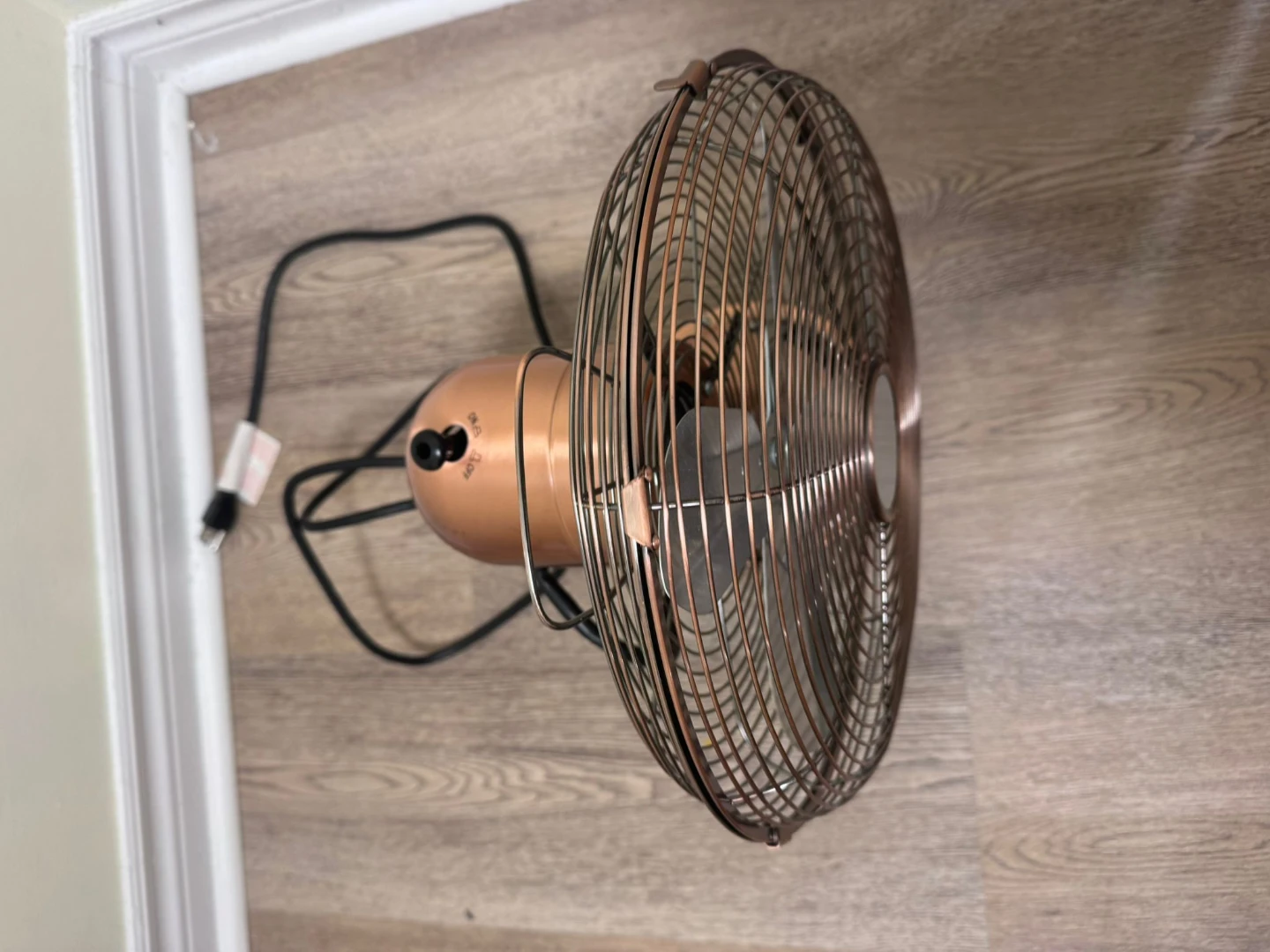 Retro Copper Desk Fan - photo 3