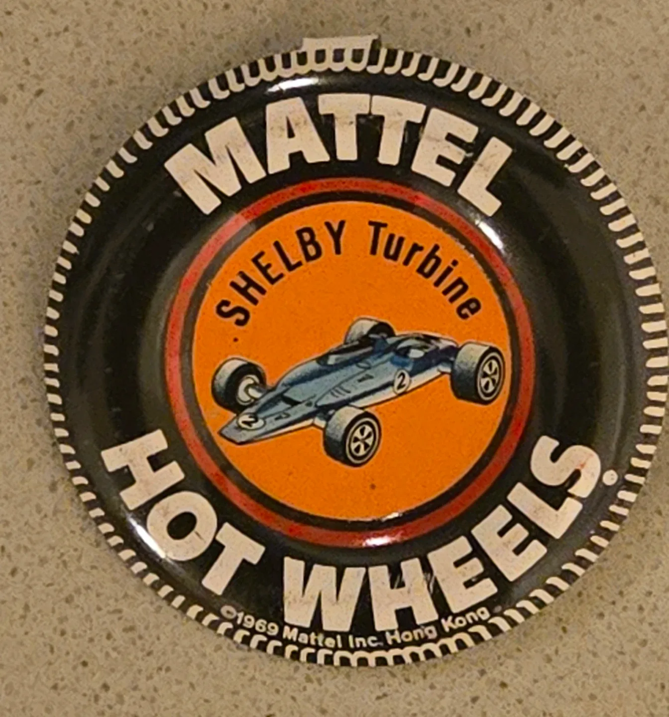 Vintage Mattel Hot Wheels Button King 'Kuda' & Shelby Turbine image indicator(3)