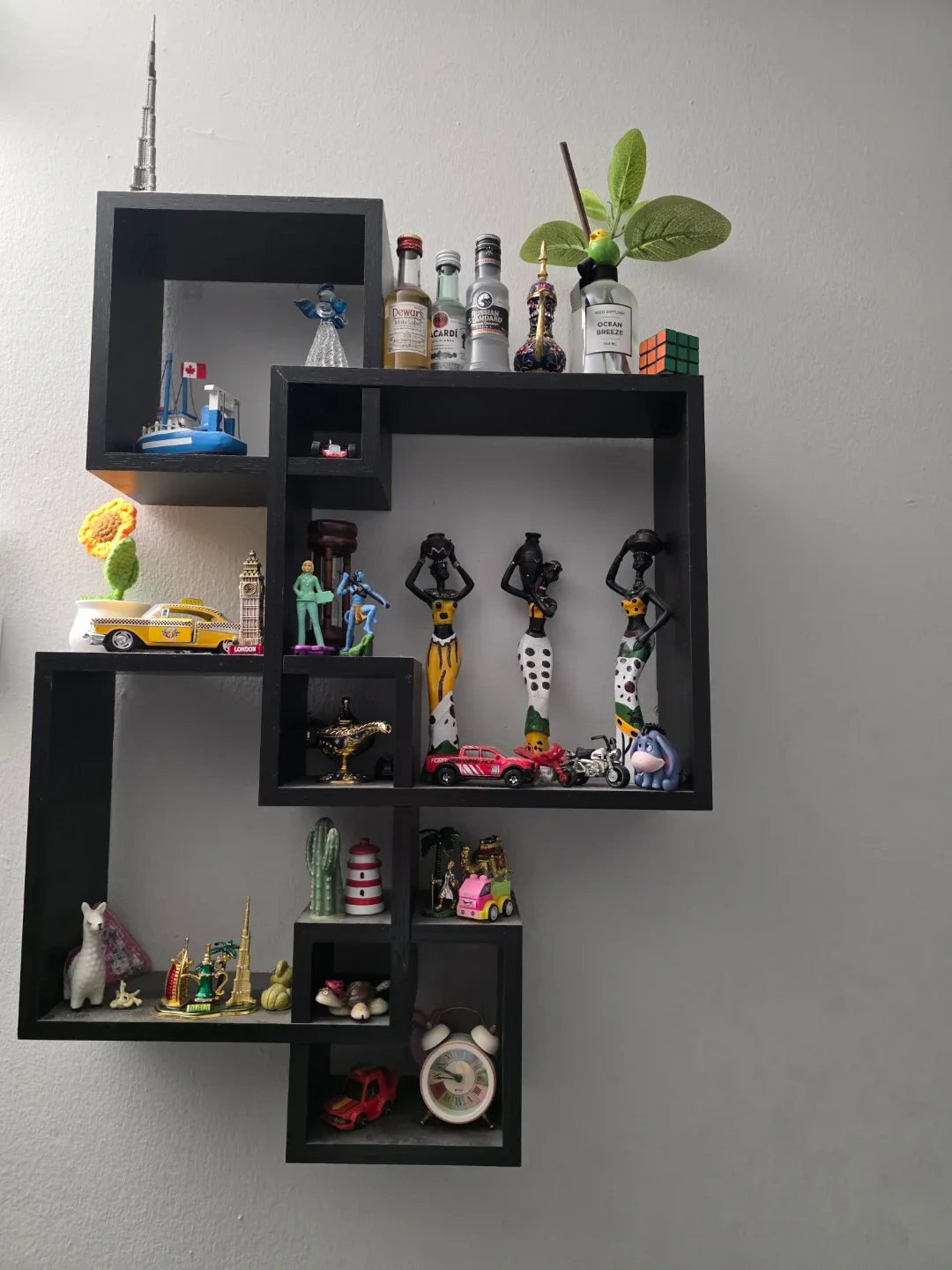 Black Cube Shelf