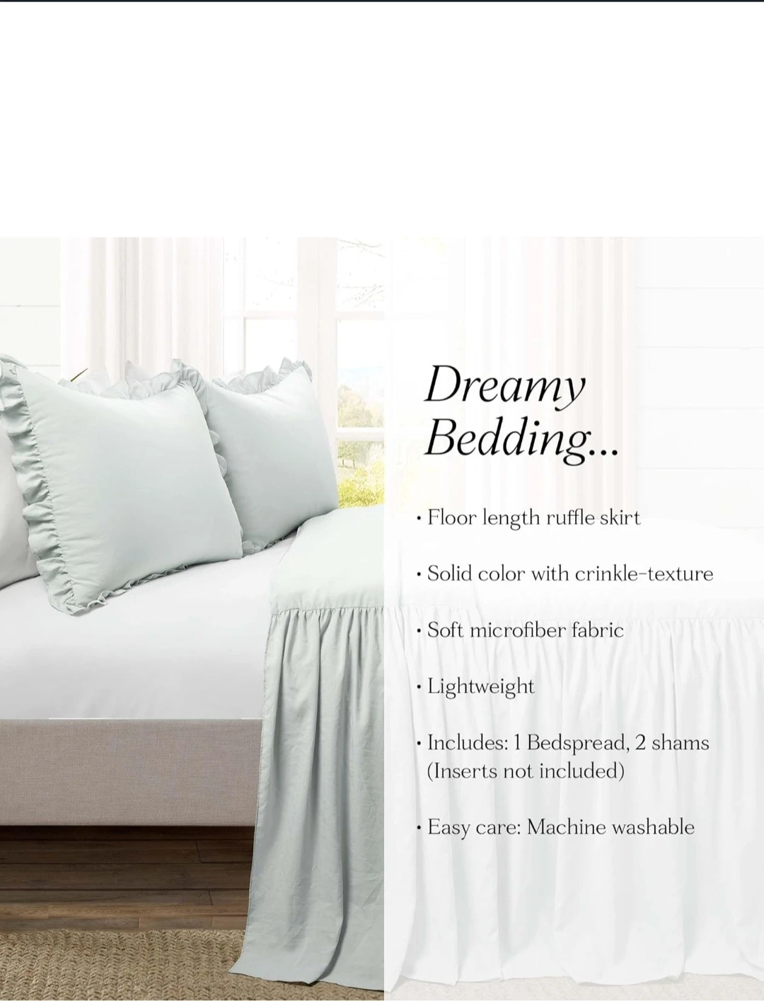 Dreamy Bedding Set - Bedspread & Shams - photo 5