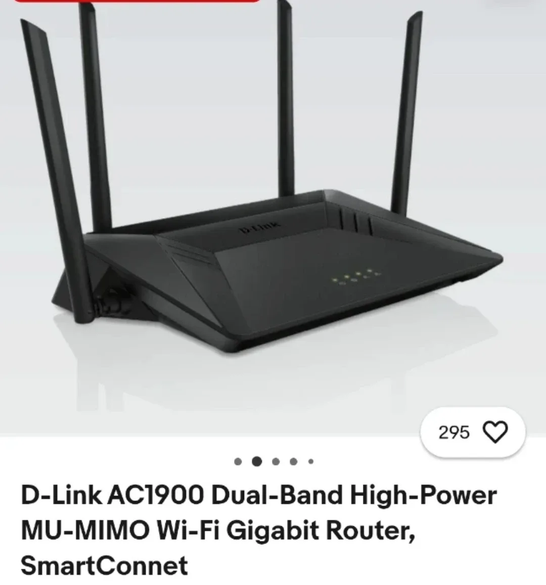 (NEW) D-Link AC1900 Dual-Band Wi-Fi Gigabit Router - #Cleanout image indicator(3)