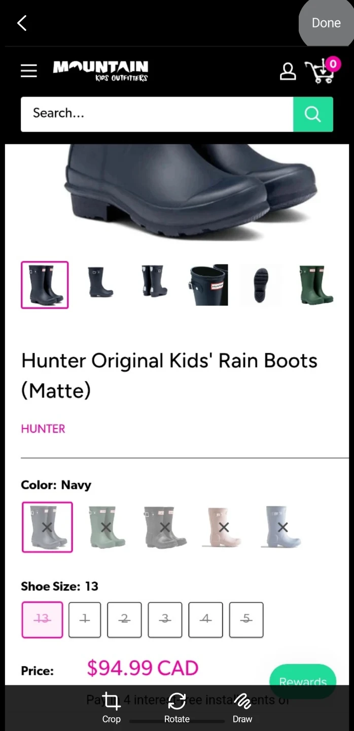 Hunter Kids' Rain Boots - photo 3