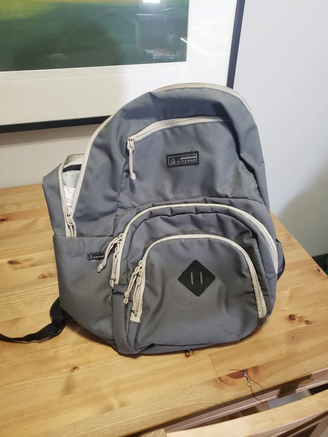 Ripzone Grey Backpack FREE
