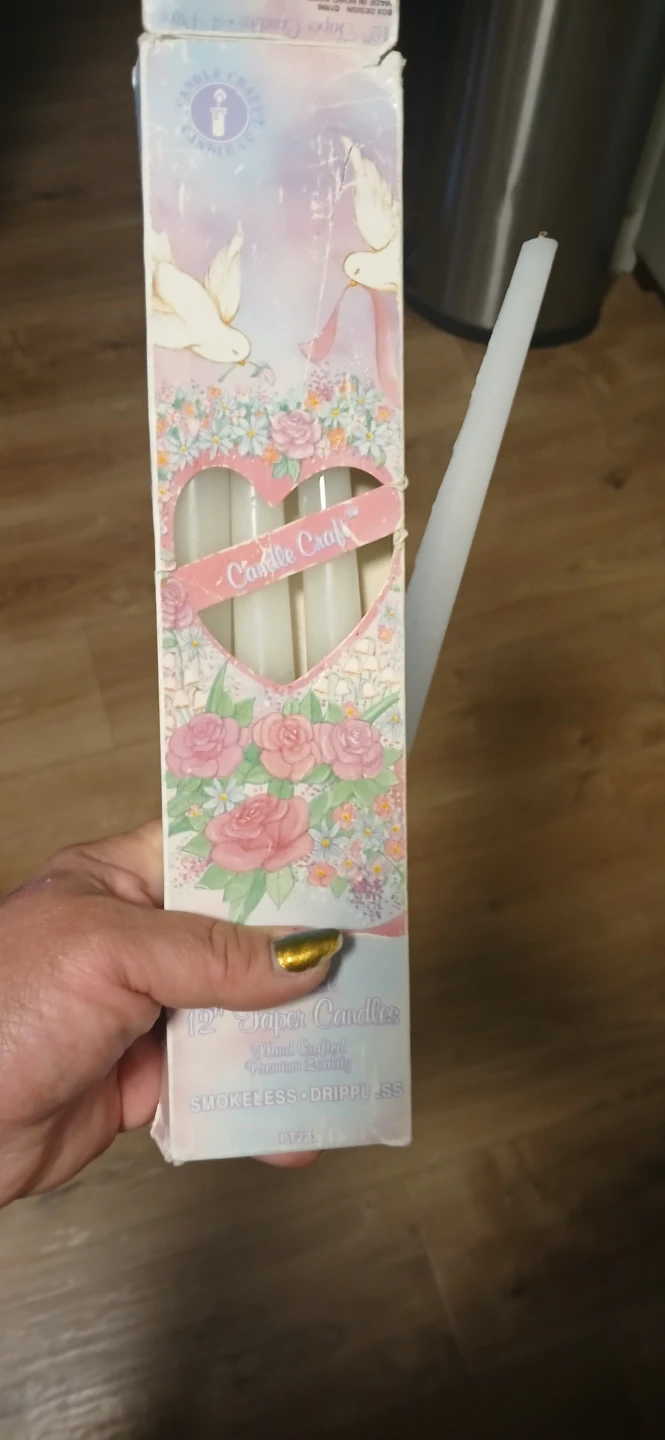 Candle Craft 12" Taper Candles - 4 Piece Set