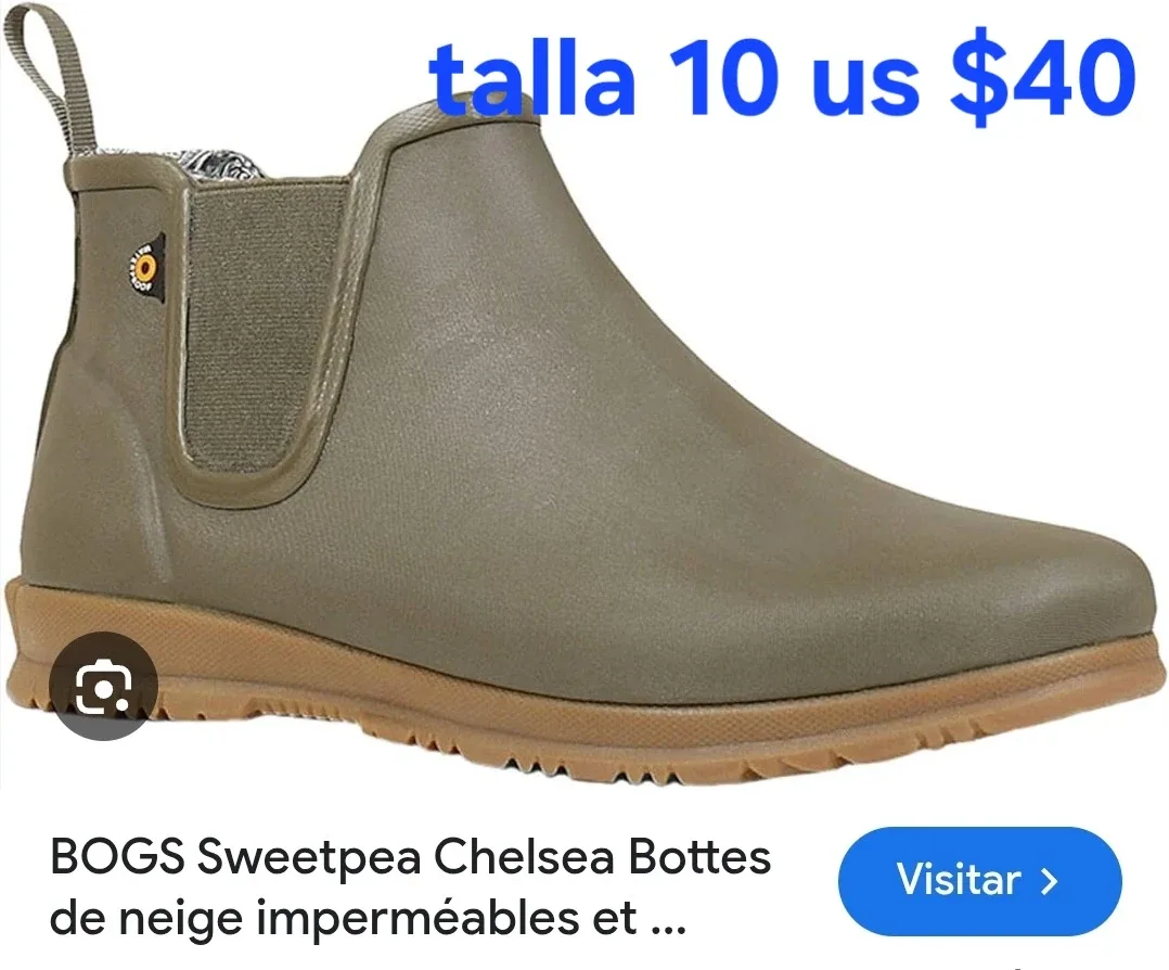 Bogs Sweetpea Chelsea Boots, Size 10 US