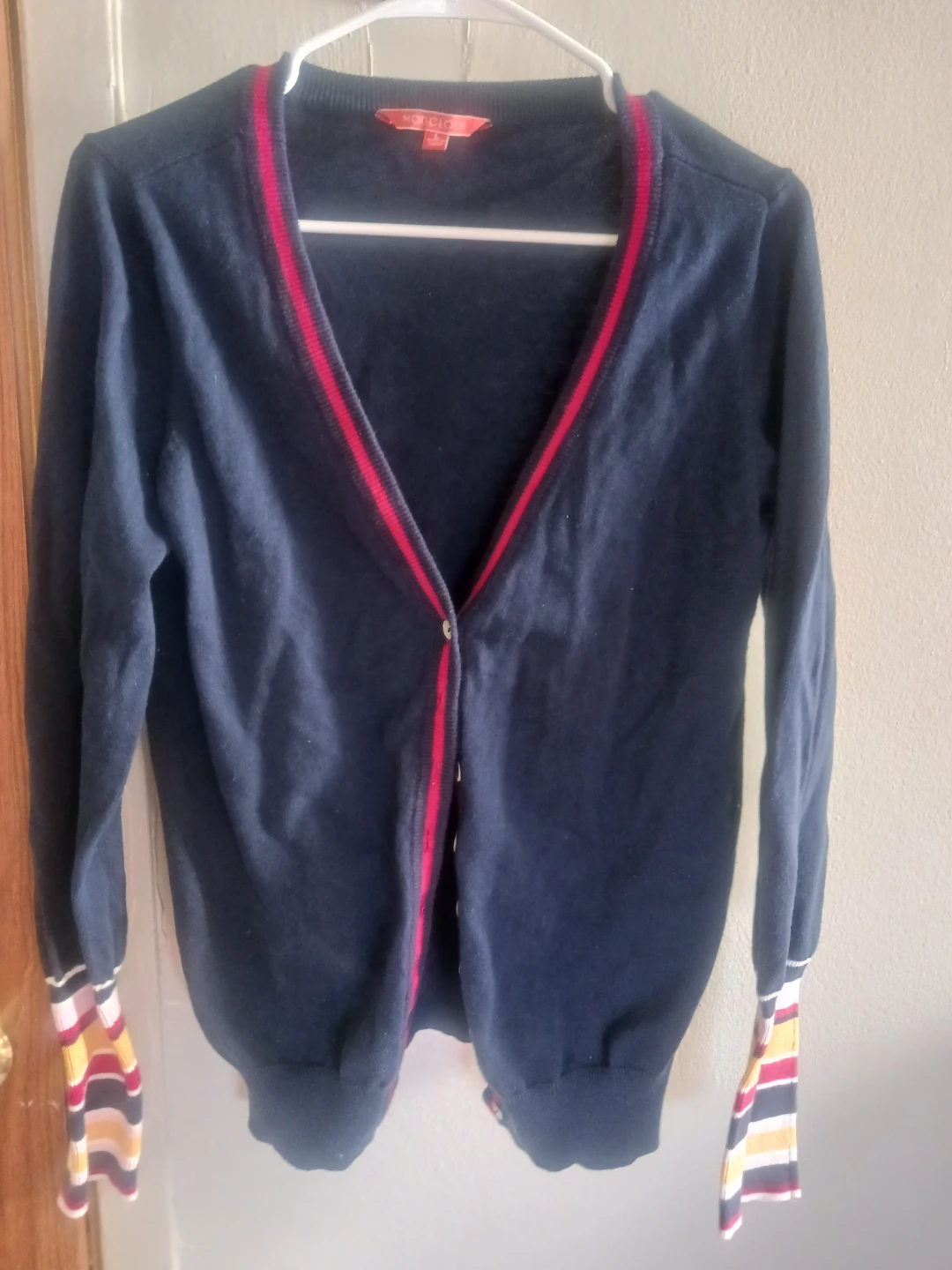#gifting    Modcloth  Navy Blue Cardigan