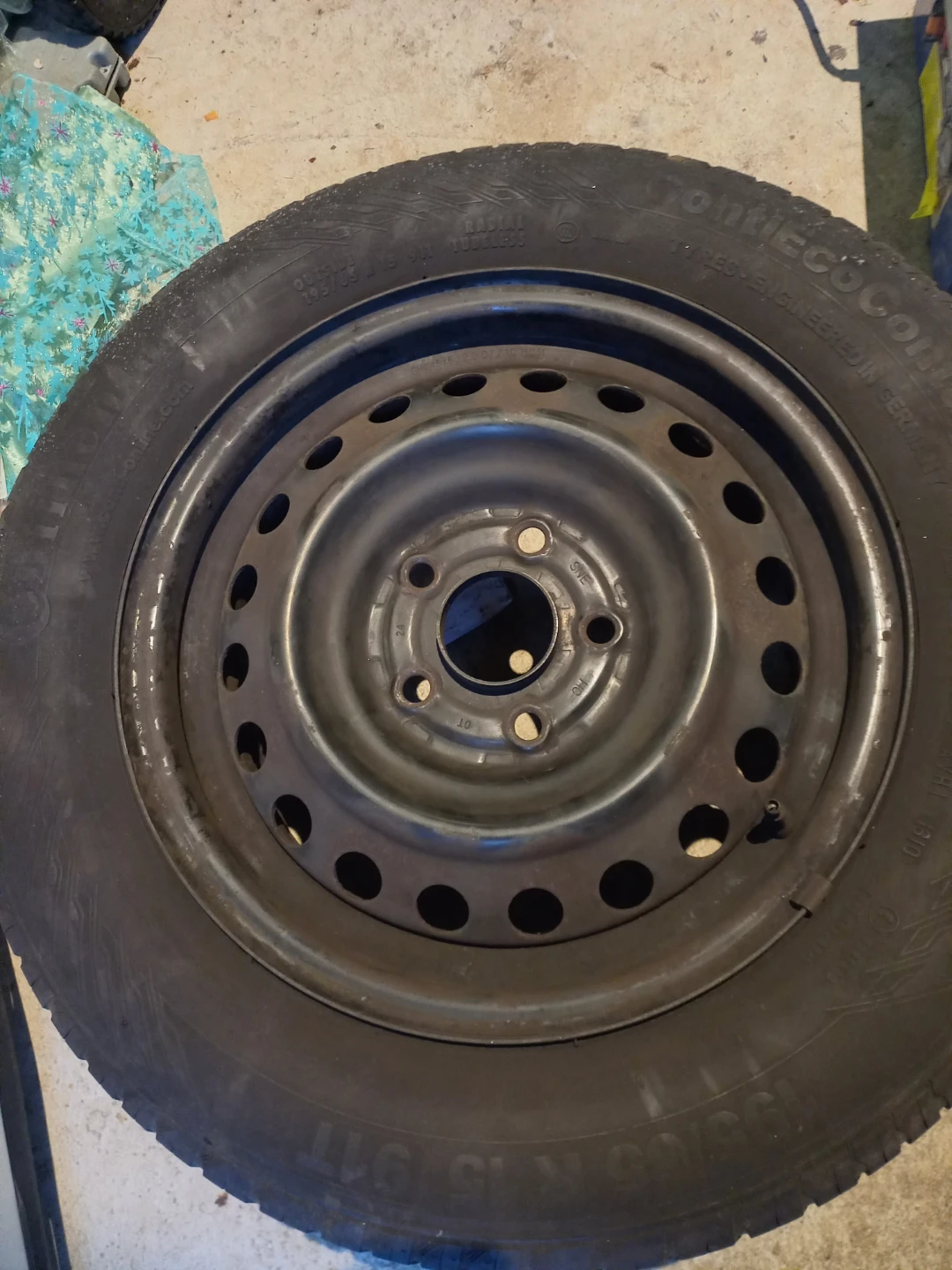 195/65R15 91T Tire with Steel Rim - photo 3