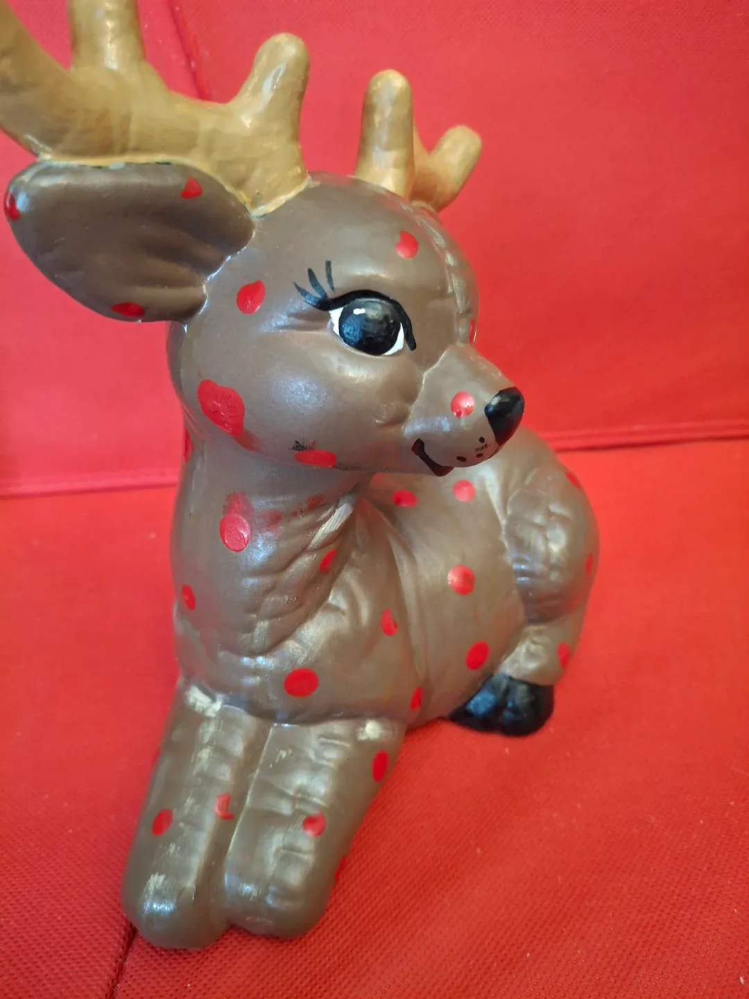 Vintage Ceramic Deer Figurine image indicator(2)