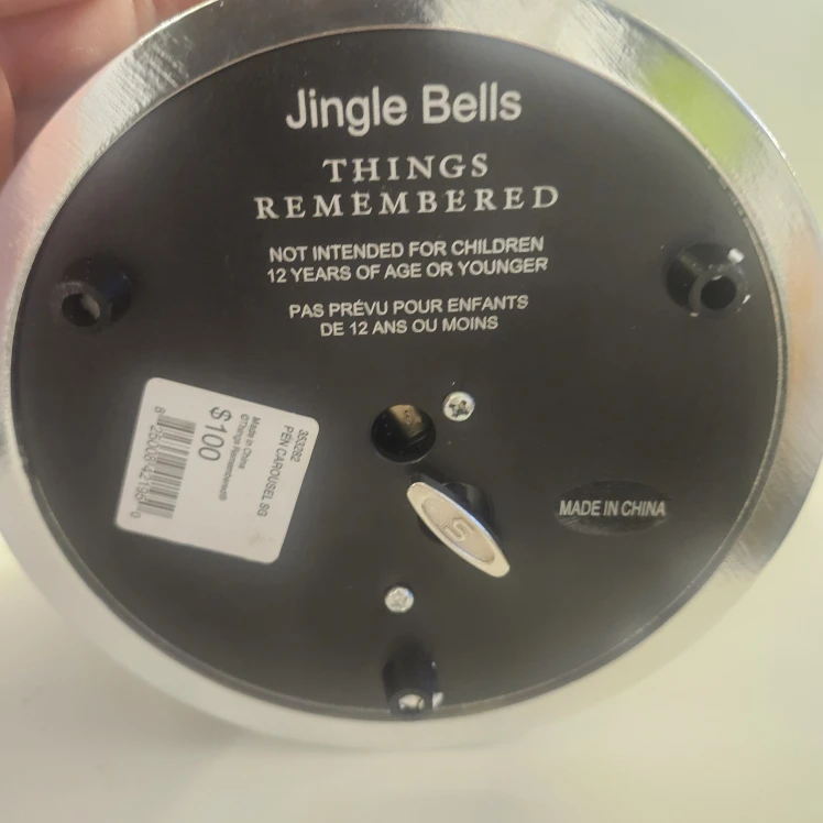 Things Remembered Jingle Bells Carousel Snow Globe - photo 3