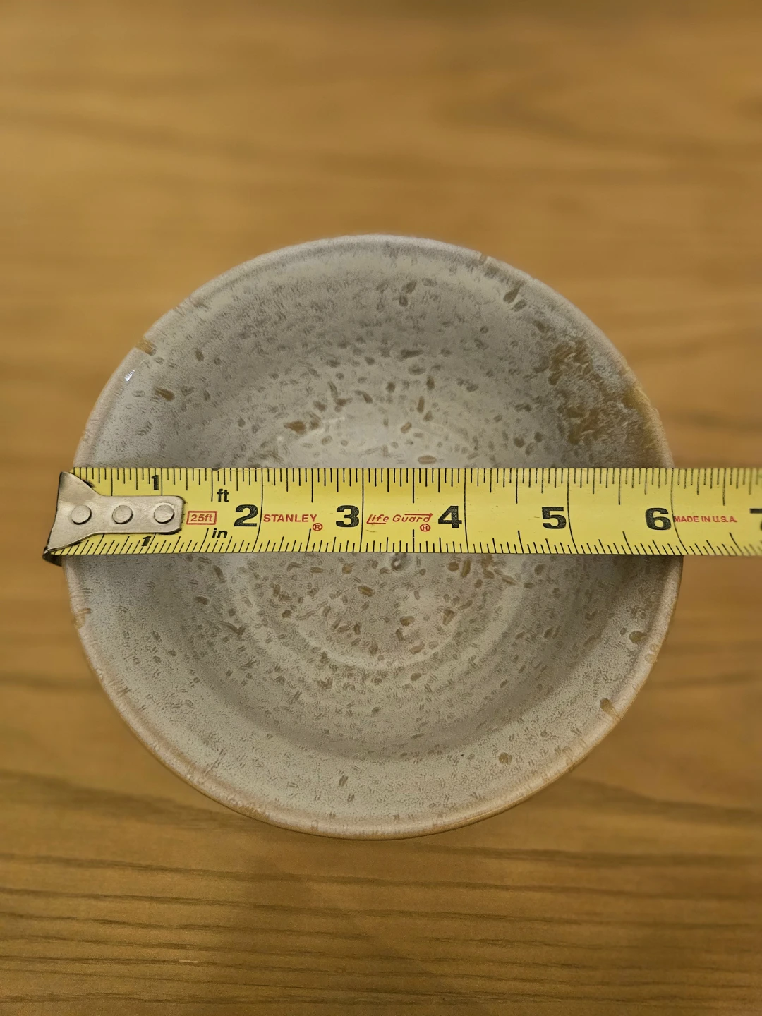 Ceramic Pedestal Bowl - 6 inch diameter