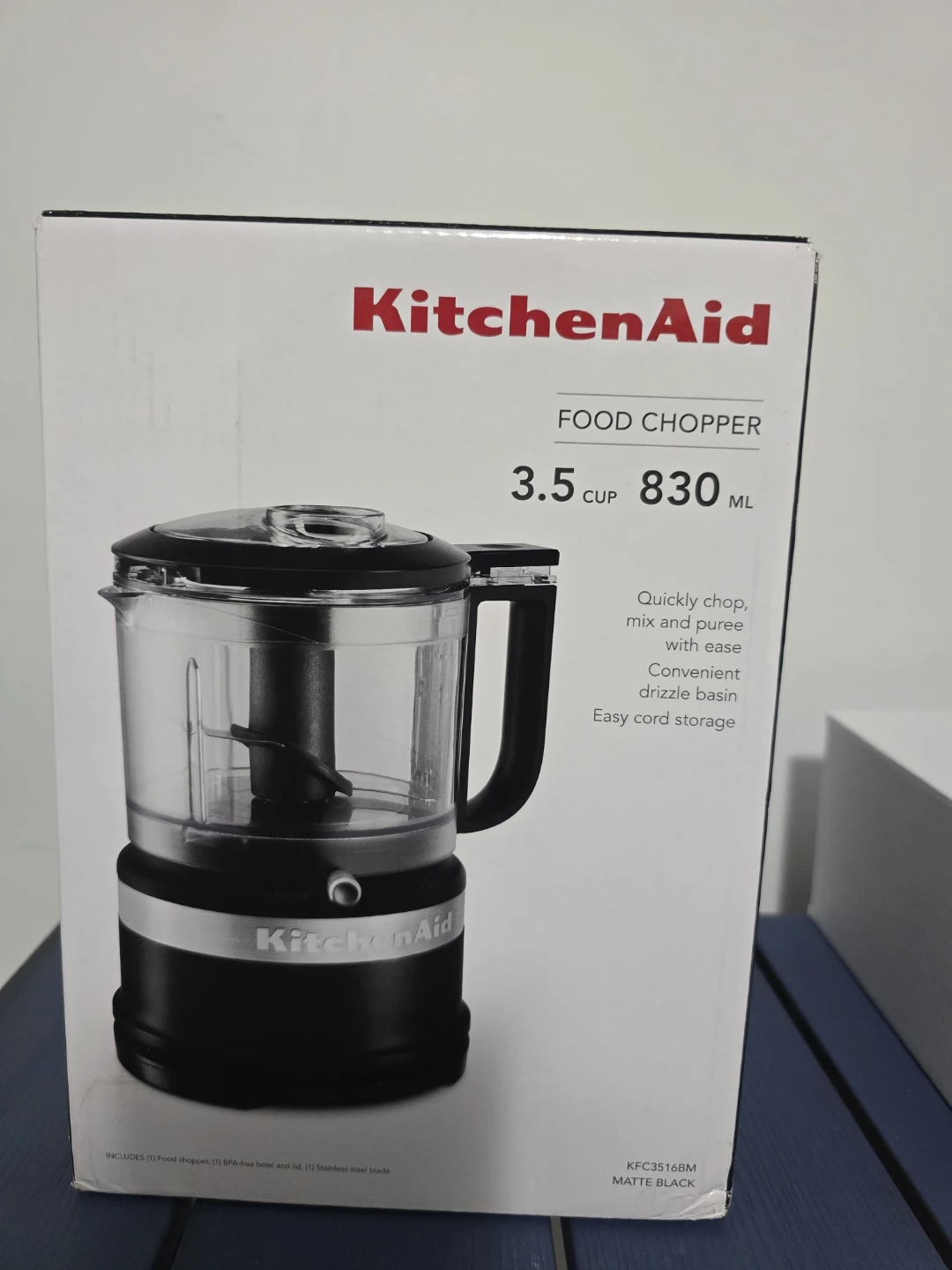 KitchenAid Food Chopper - Matte Black, 3.5 Cup