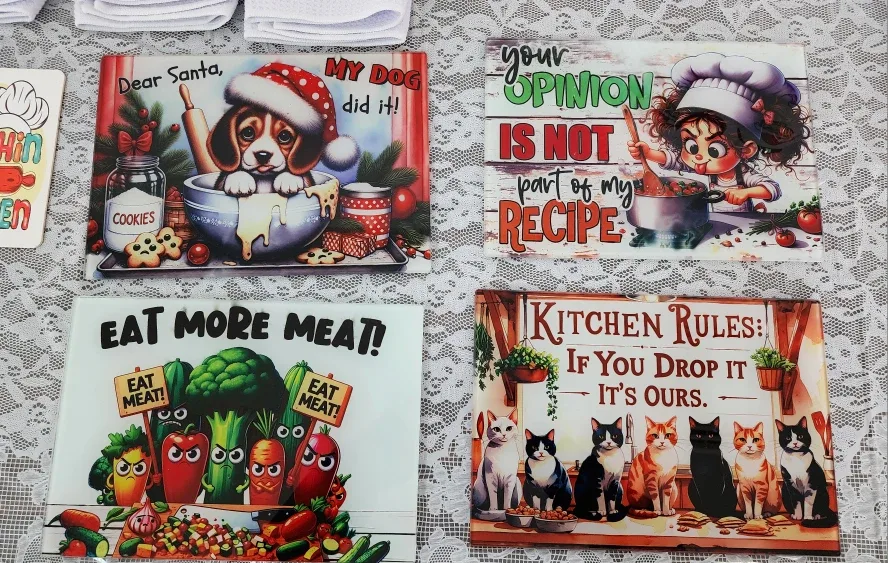 Kitchen-themed Cutting Boards