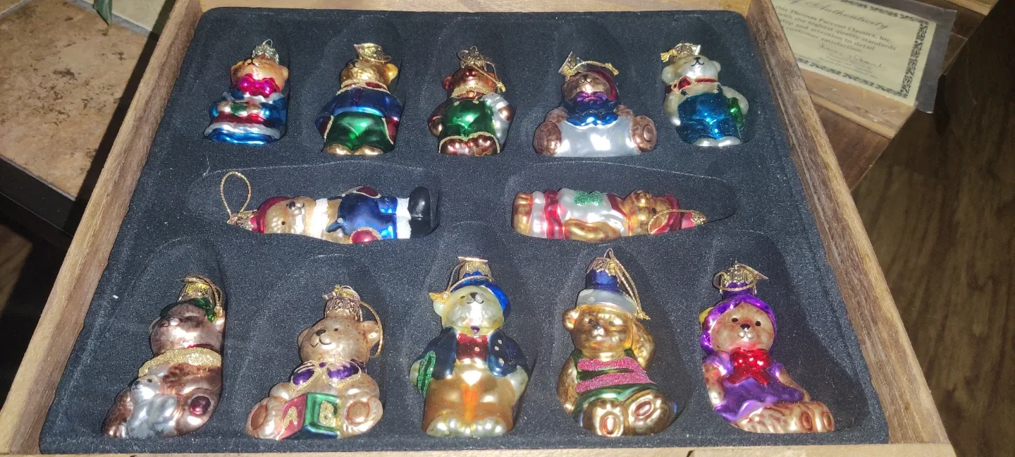 Thomas Pacconi Classics Bear Ornament Set