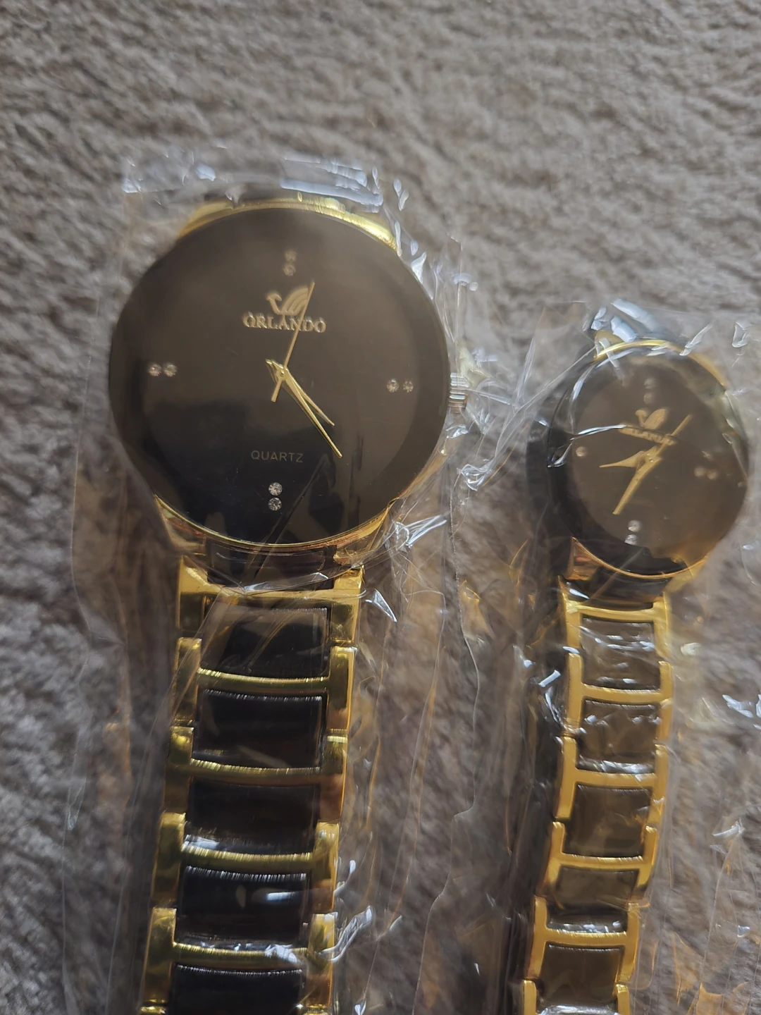 Orlando Quartz Watches - His and Hers Set