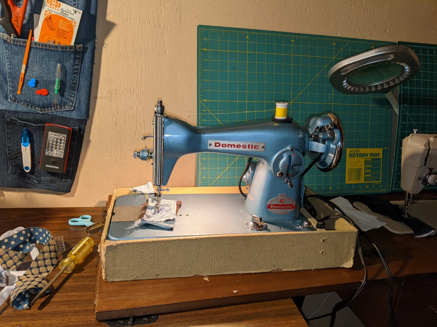 Vintage Domestic 755 Sewing Machine
