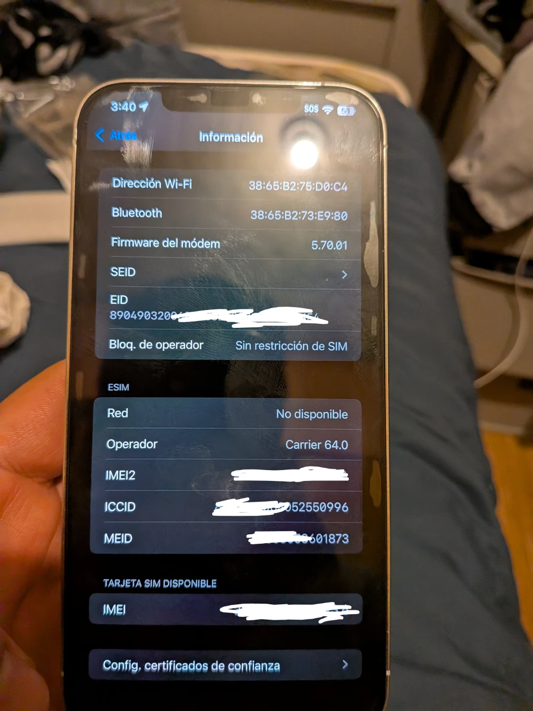 iPhone 12 Pro Max - Silver - 256 GB unlocked - photo 4
