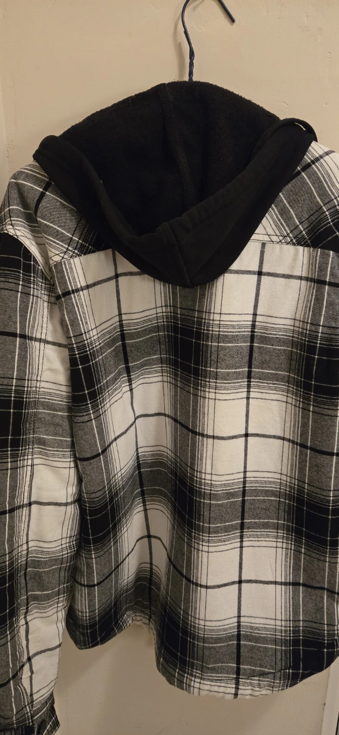 Work Wear Plaid Sherpa Lined Jacket - Size P/S - photo 5
