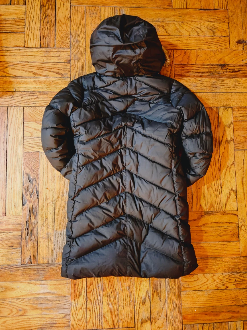 #Cleanout Marmot kids Black Down Puffer Coat - Size L used - photo 2