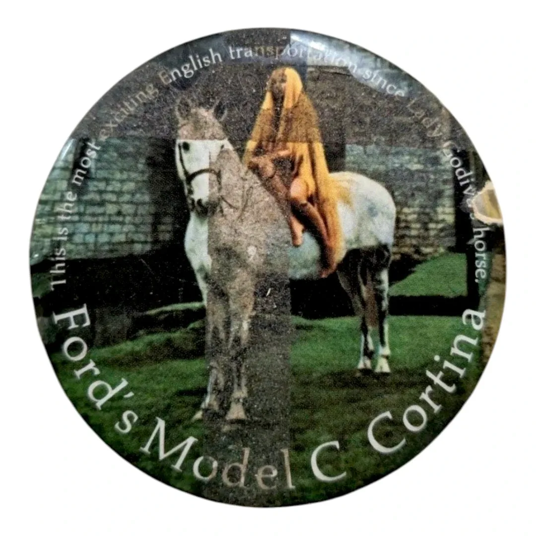 Vintage Keith Haring +political Ford Model Lady Godiva, peace