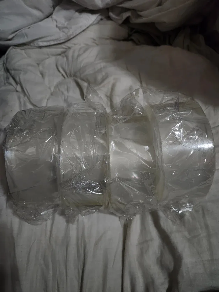 4 Rolls of Clear Double-sided Packing Tape
