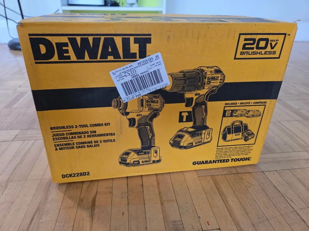 DeWalt DCK228D2 2-Tool Combo Kit - NEW image indicator(2)